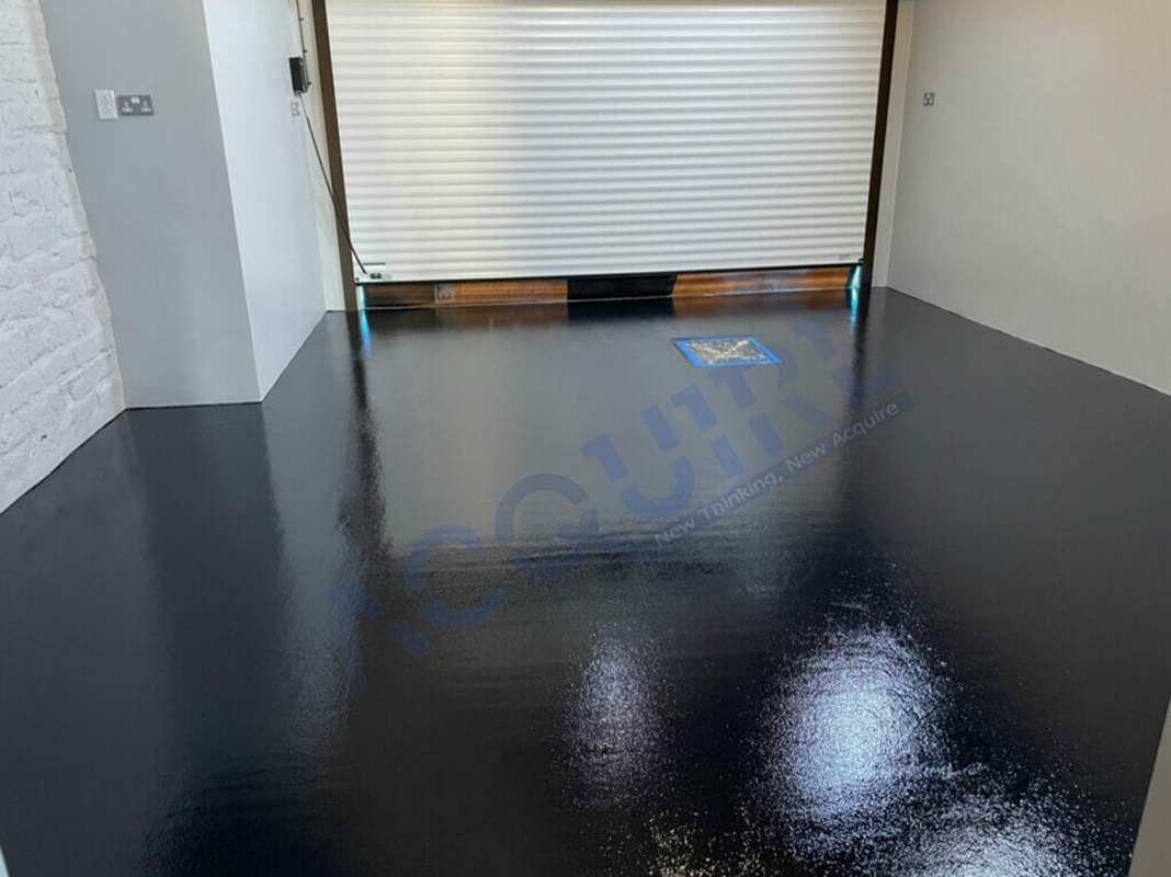 Black oxide color flooring